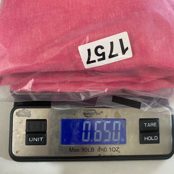 Lands End Linen Blend Tunic Top Womens XL Pink V Neck 3/4 Sleeves Lightweight Be - Picture 9 of 9